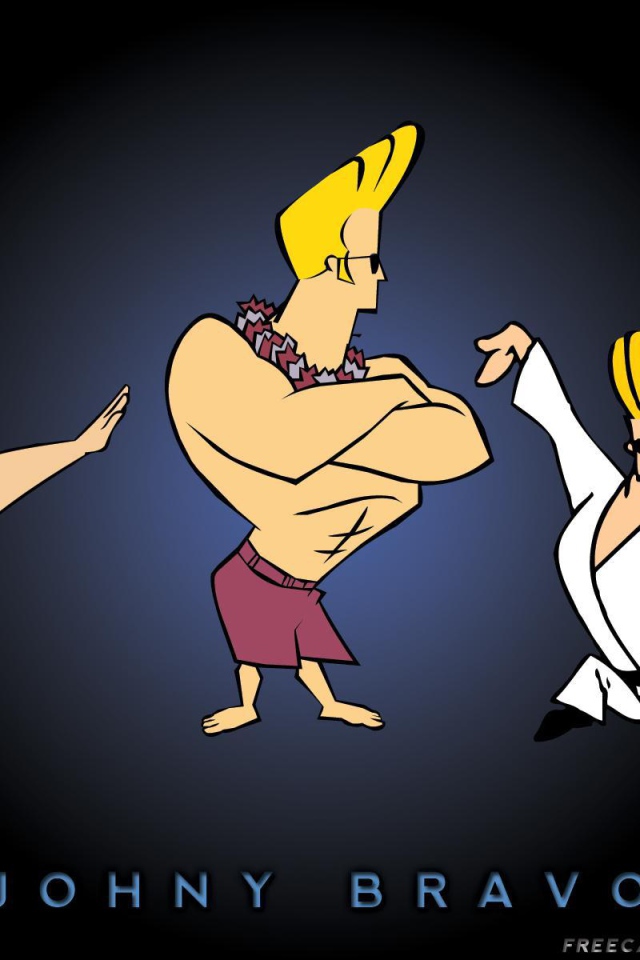 Джонни Браво в разных костюмах
