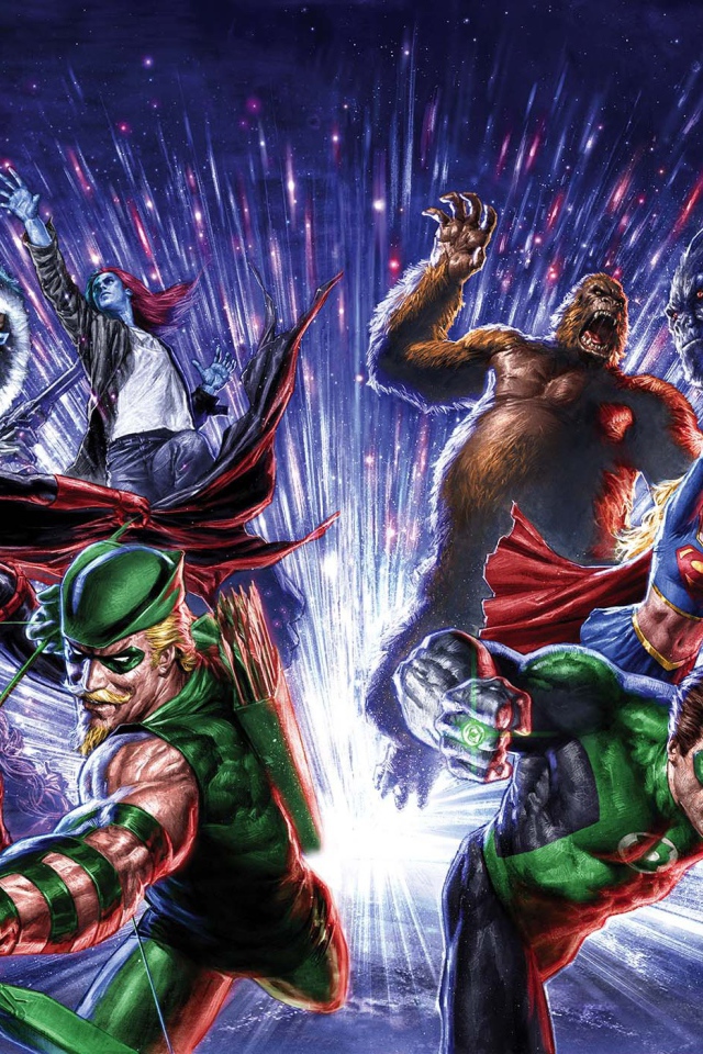 Лига Справедливости и злодеи