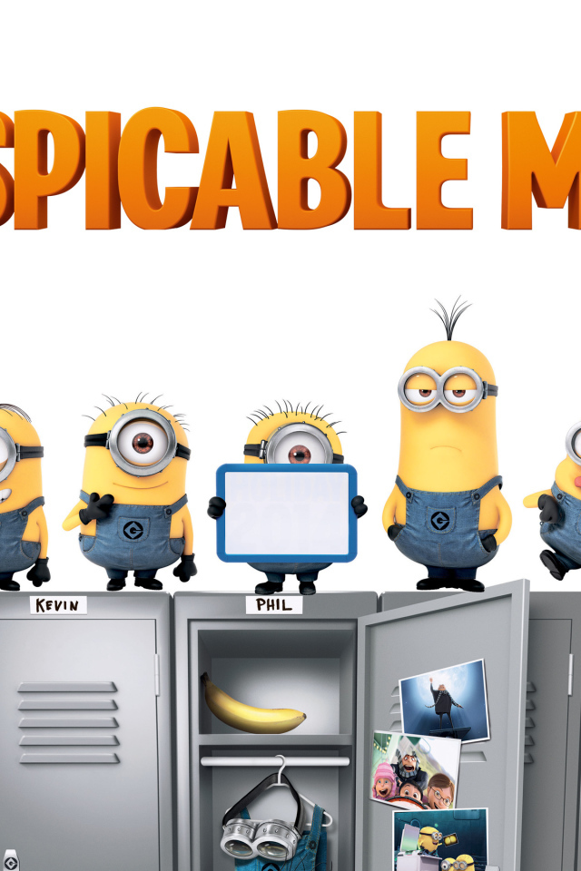 Миньоны Гадкий я 2 миньоны на шкафчиках