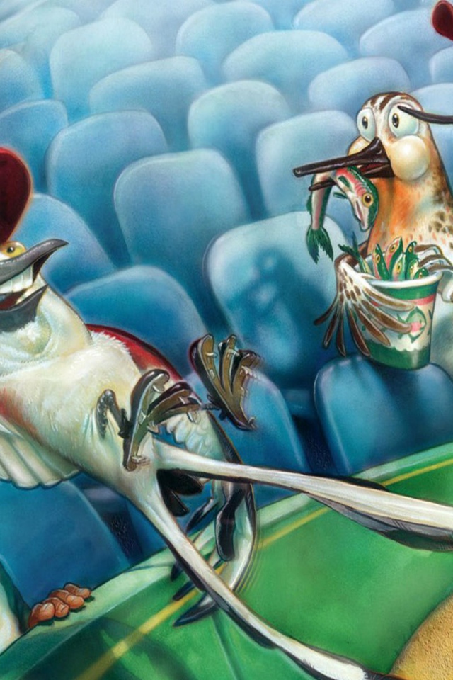 Птица поймала муху