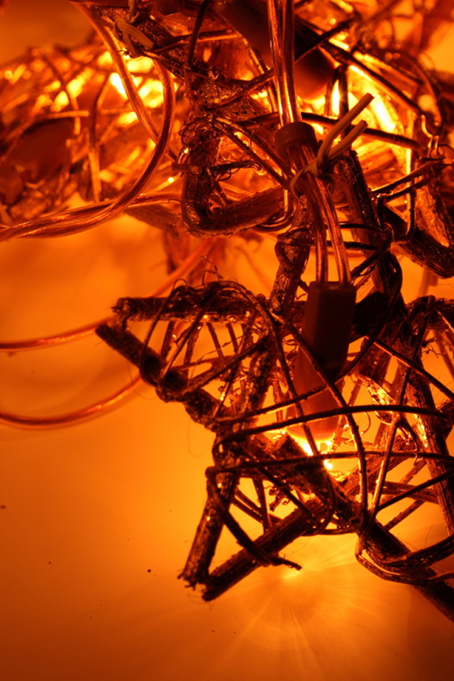 Рождественская красивая гирлянда