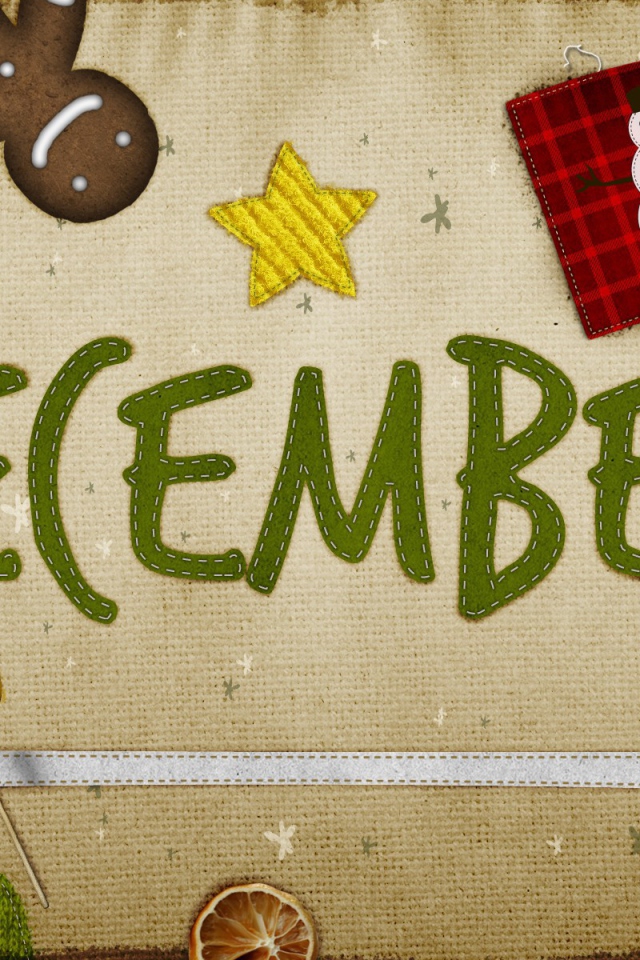 Аппликация на Рождество