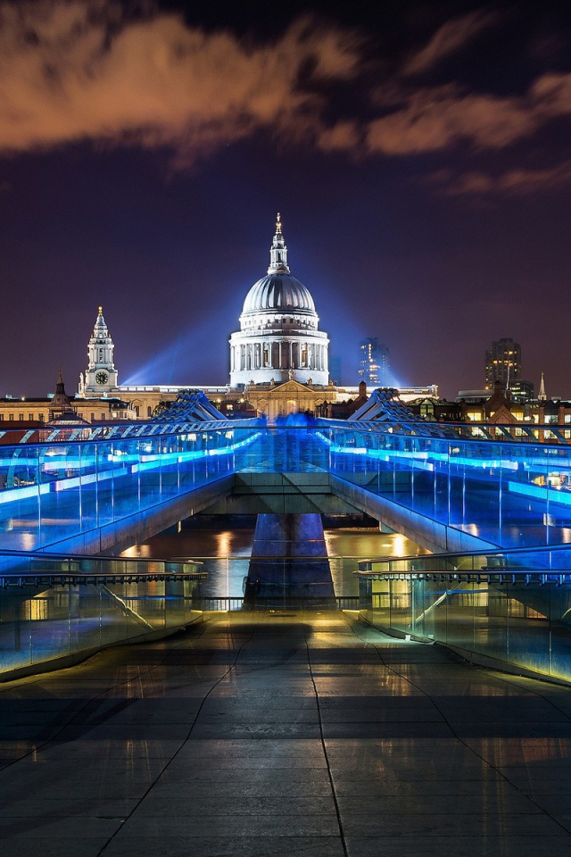 Ночной пейзаж  Лондона