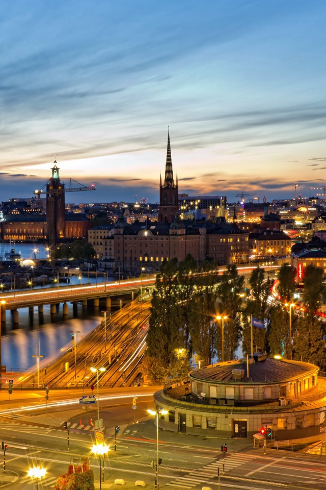 Стокгольм на закате