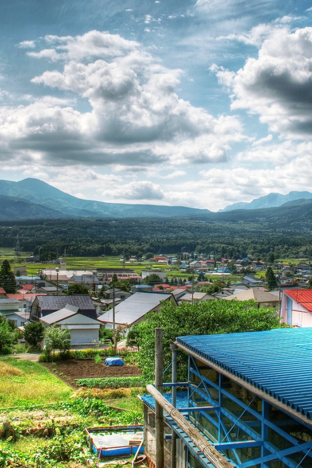 Город в долине гор