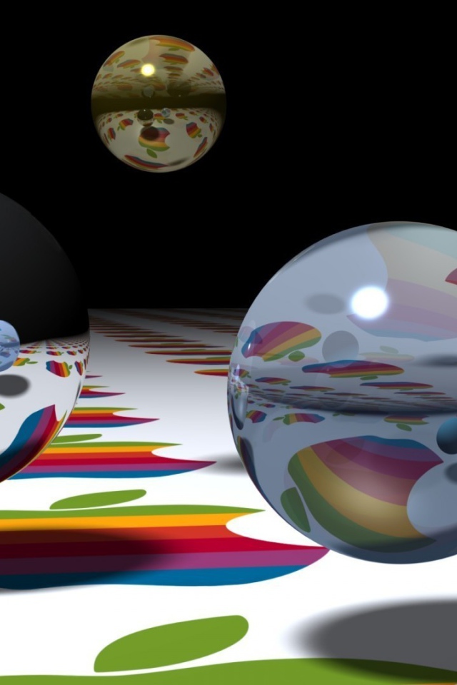 Apple с шарами