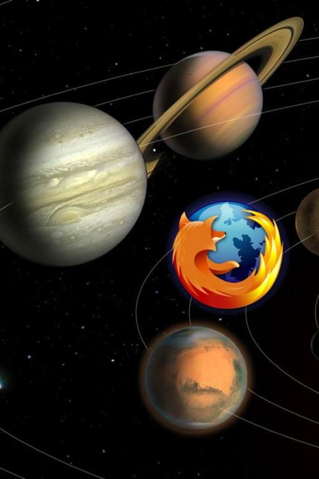 Firefox в солнечной системе