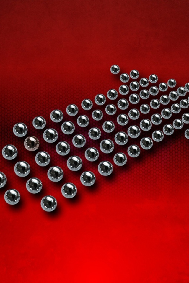 Стрелка из шариков