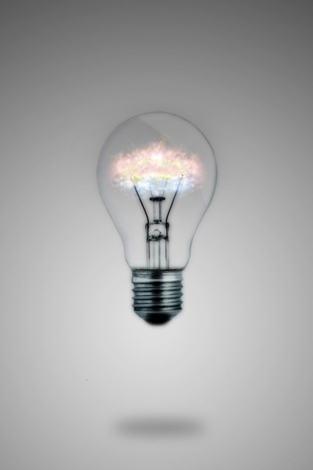 Светящеяся лампочка накаливания