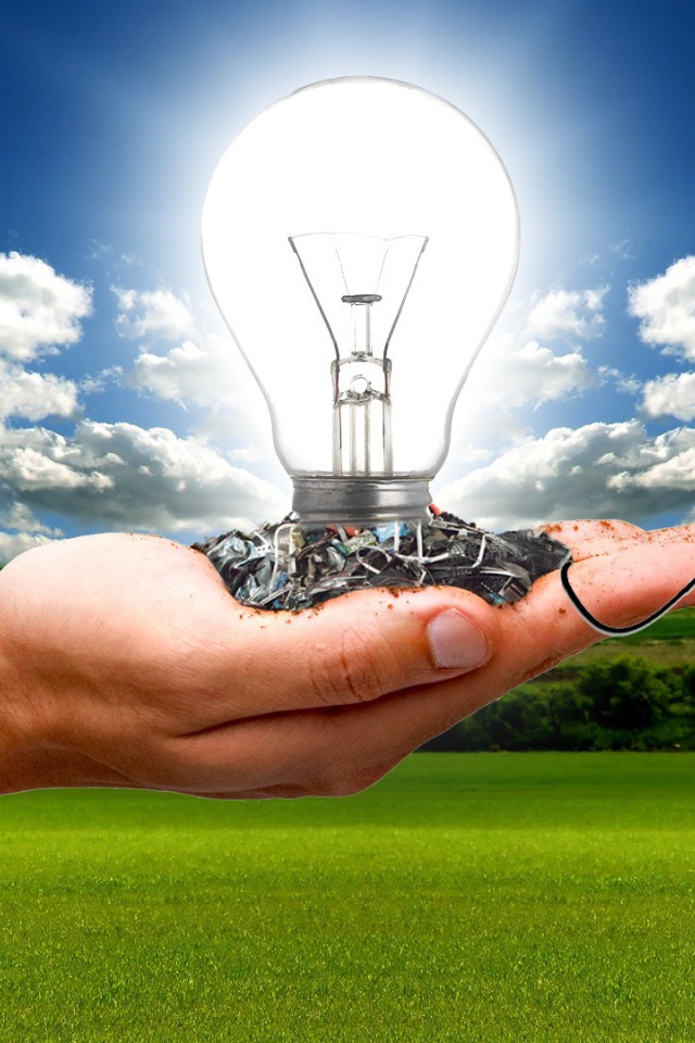 Лампа на руке