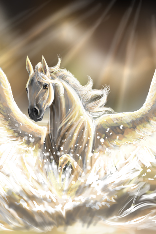 Лошадь с крыльями