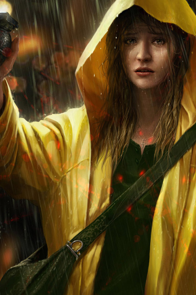 Девушка с гранатой