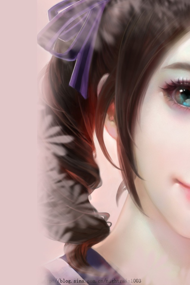 Японка с большими глазами