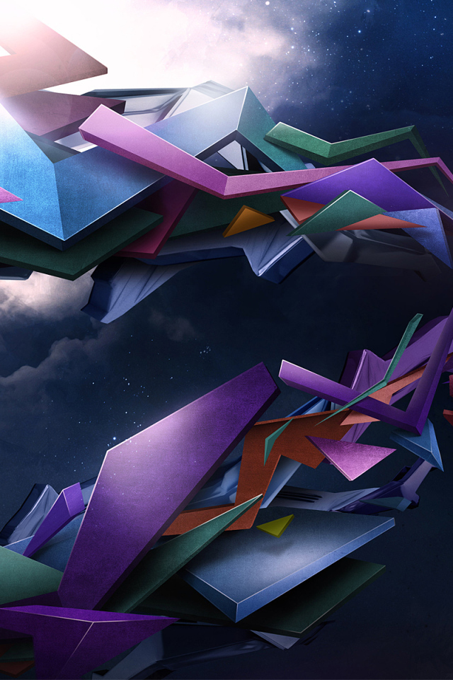 Абстракция с облаками