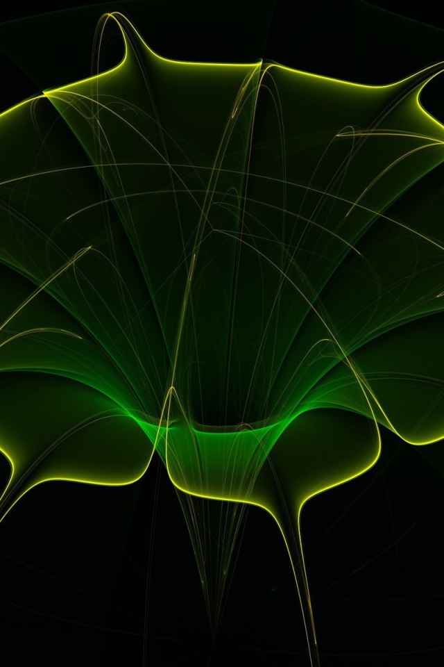 3D зеленая фигура