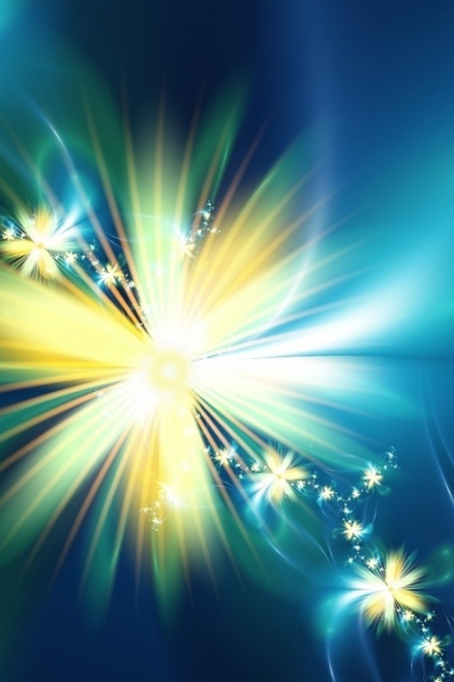 Абстракция с лучами