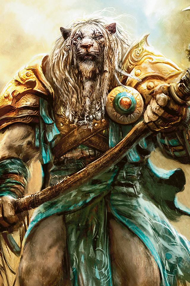 Человек с головой льва