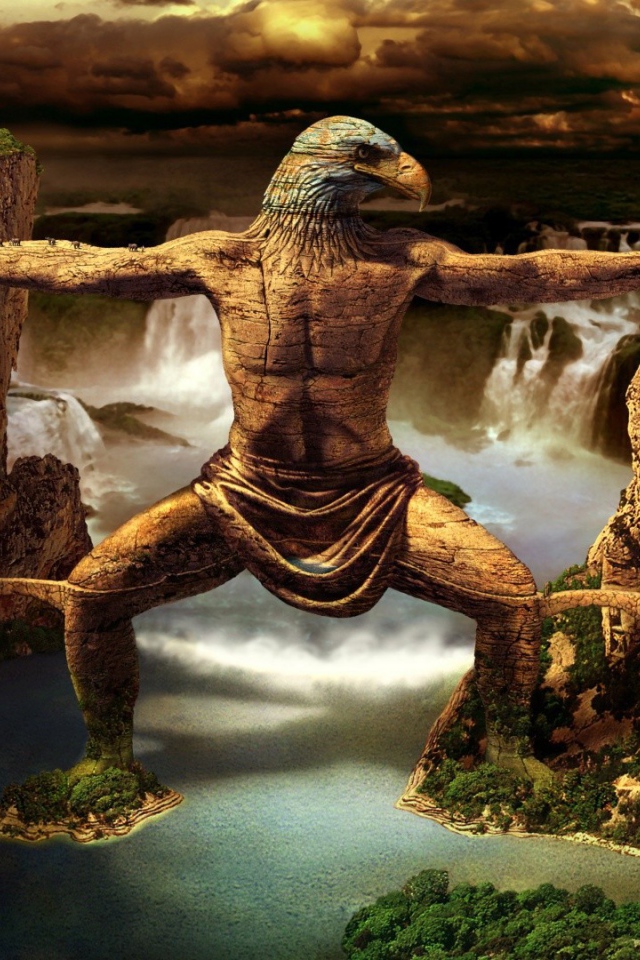 Мост в виде статуи