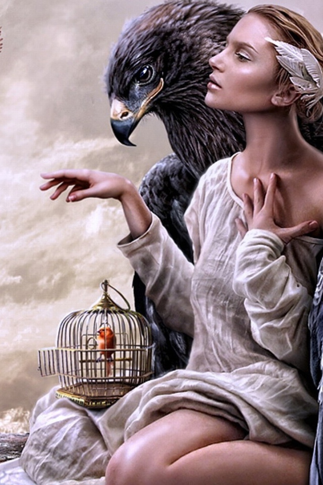 Фантазия с птицами