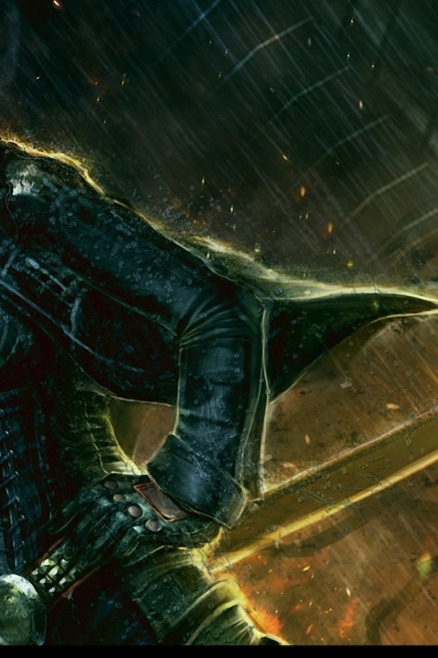 Рисунок девушка с мечем