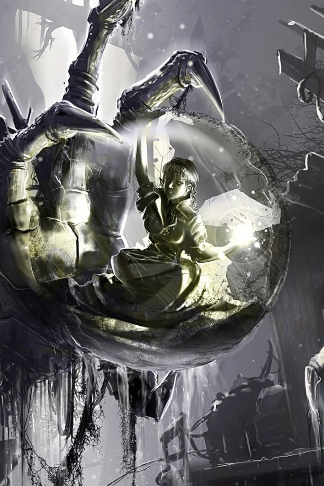 Девочка в стеклянном шаре