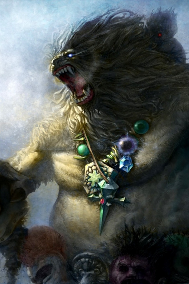 Рычащий монстр