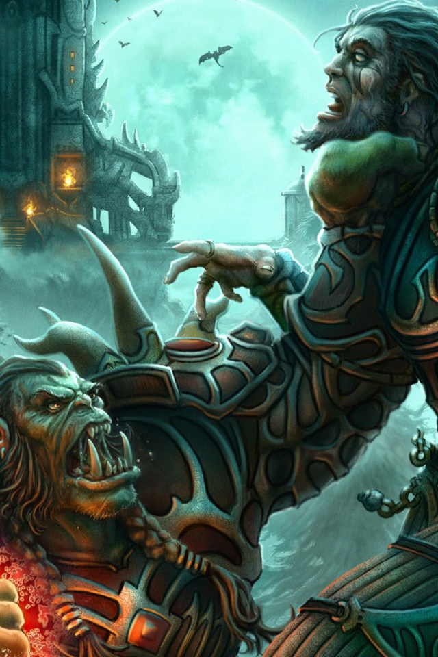 Чудовище с большими клыками