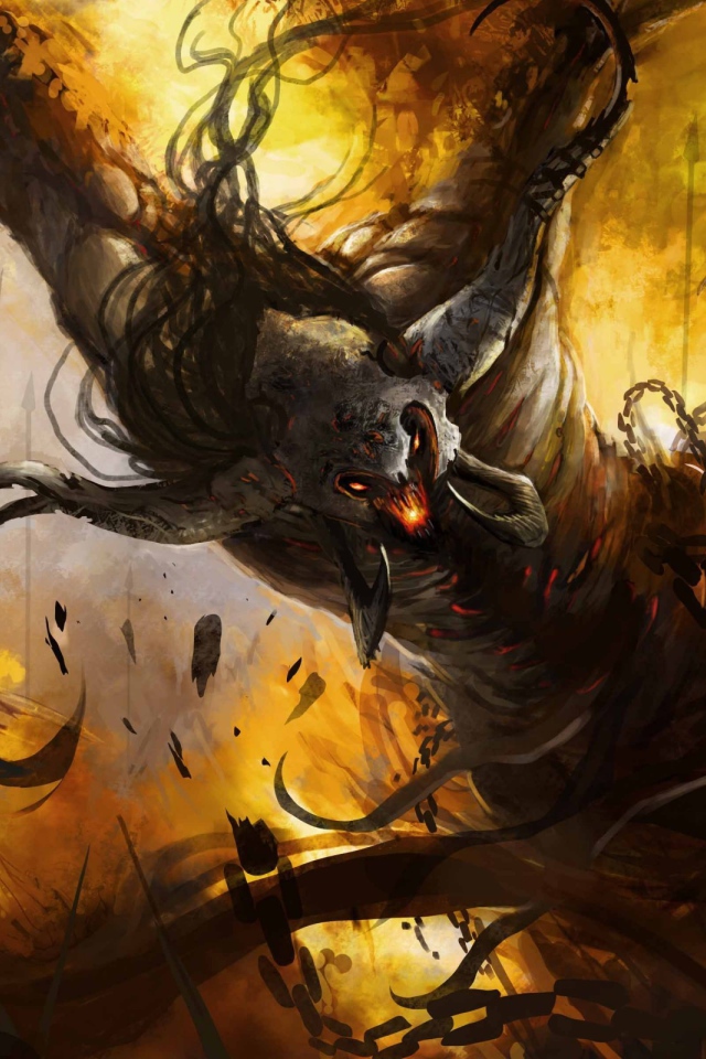 Монстр с двумя мечами