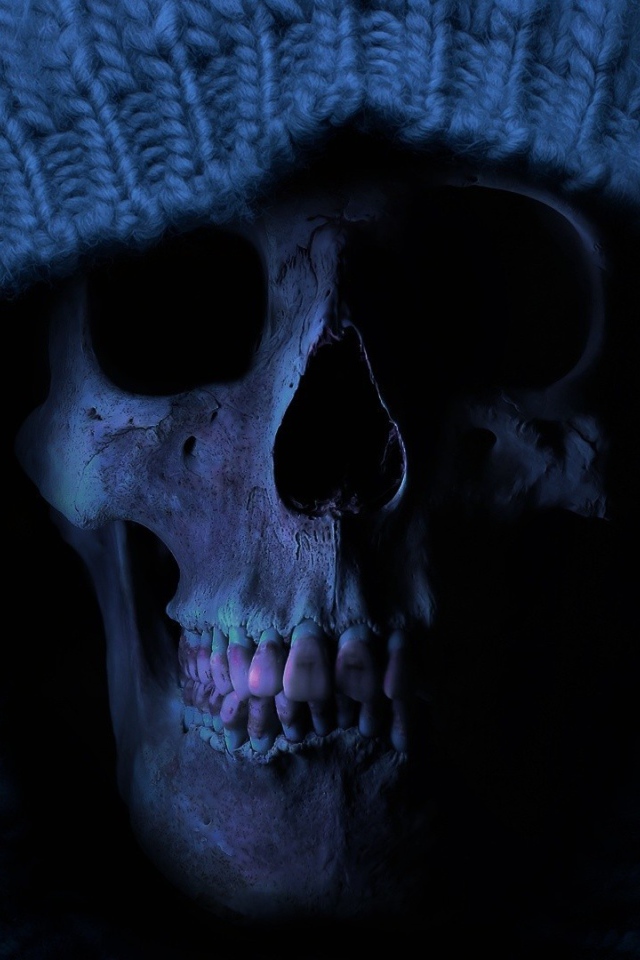 Череп в свитере