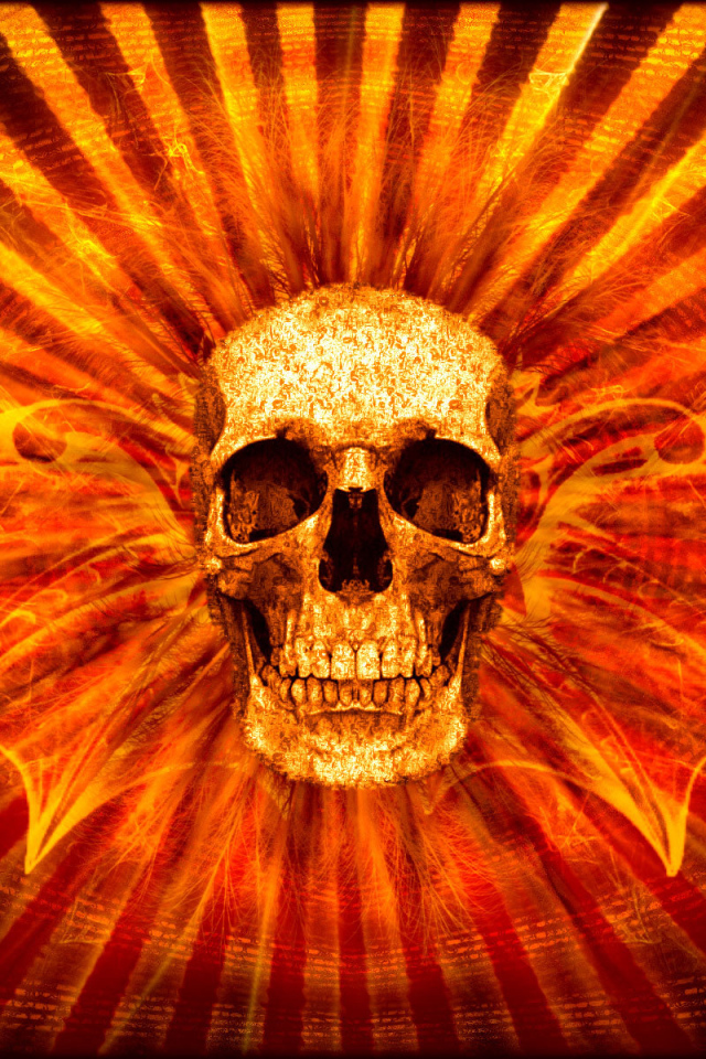 Череп с крыльями