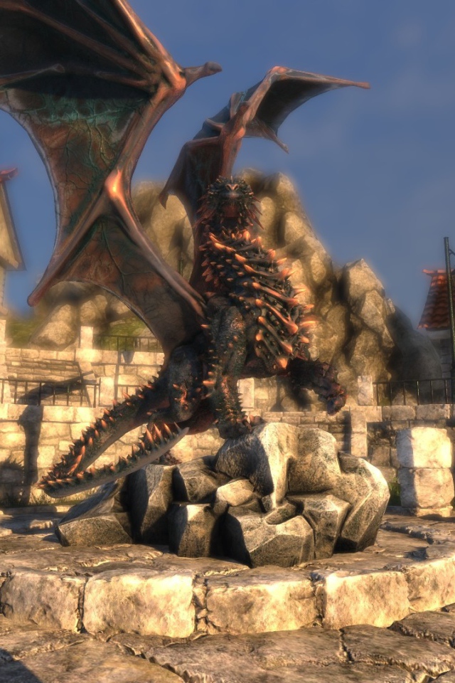 Памятник дракону