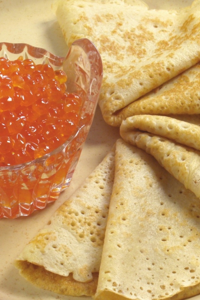 Блины с икрой