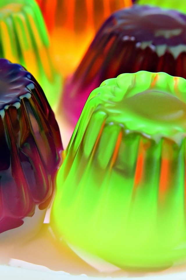 Разноцветное желе