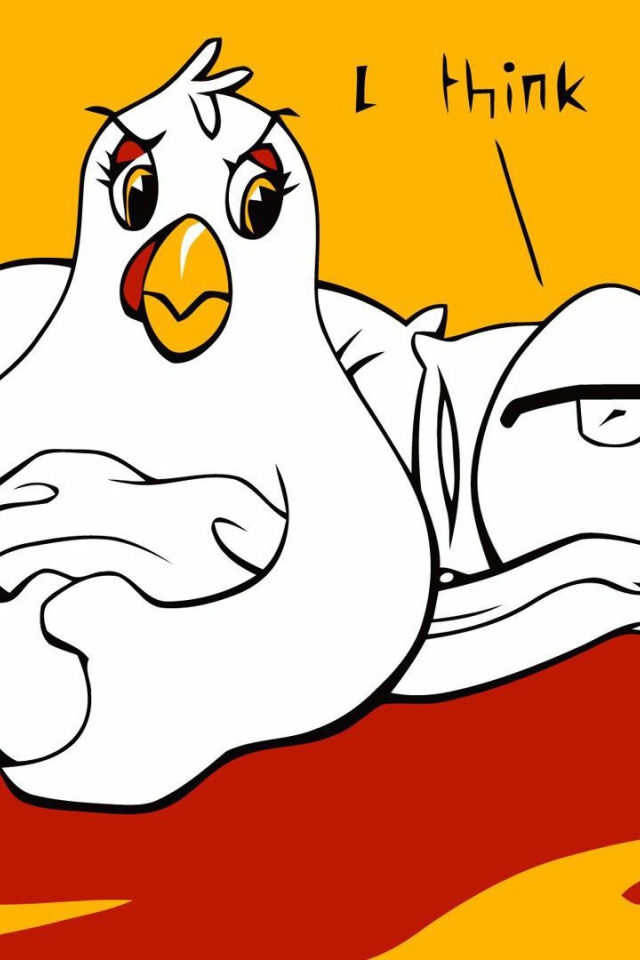 Яйцо курит в постели