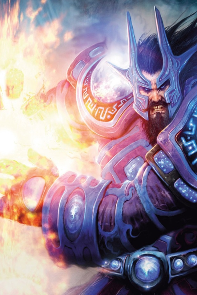 Огненный воин из игры