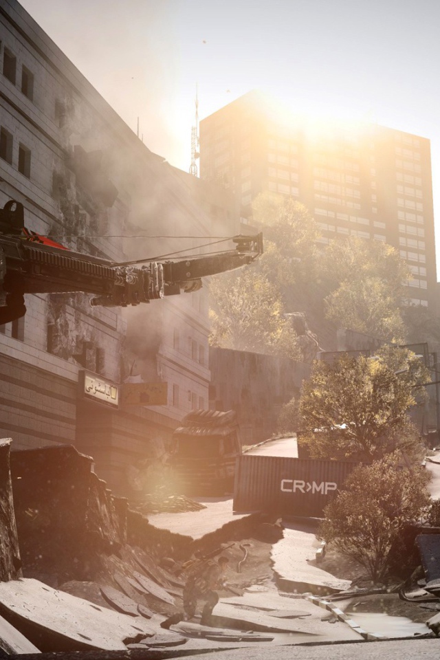 Фрагмент видео игры Battlefield 3