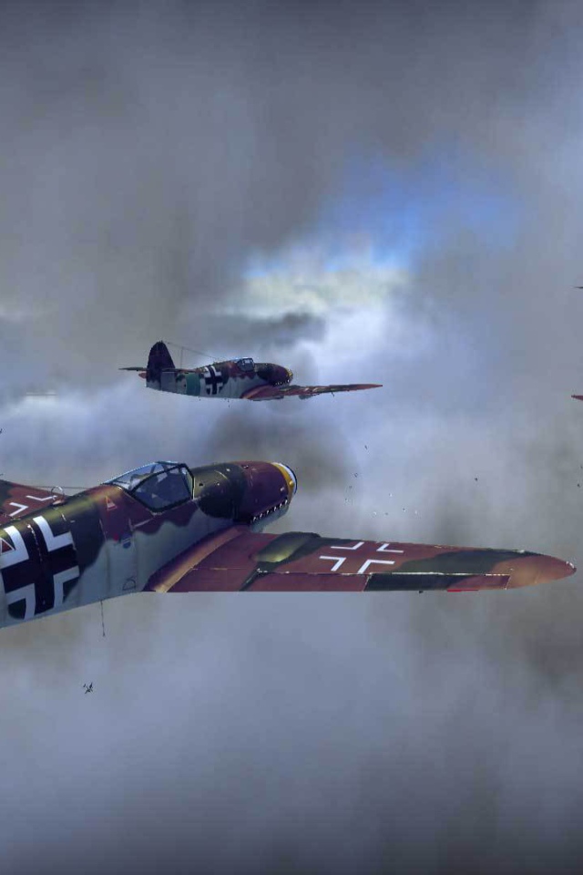 Немецкий истребитель из игры War Thunder