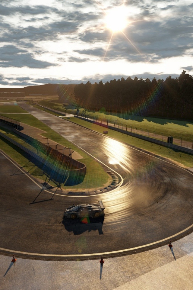 Гоночный трек из видео игры