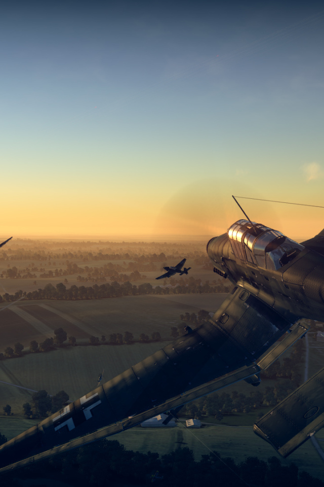 The fighter plane from the game War Thunder