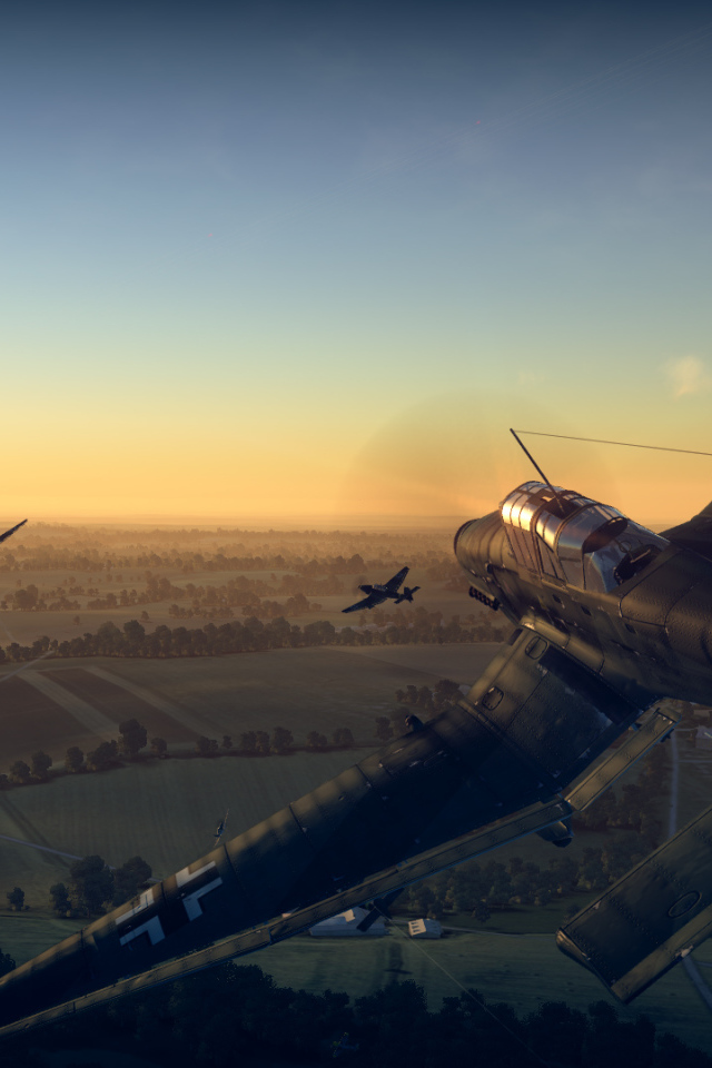 Истребитель из игры War Thunder