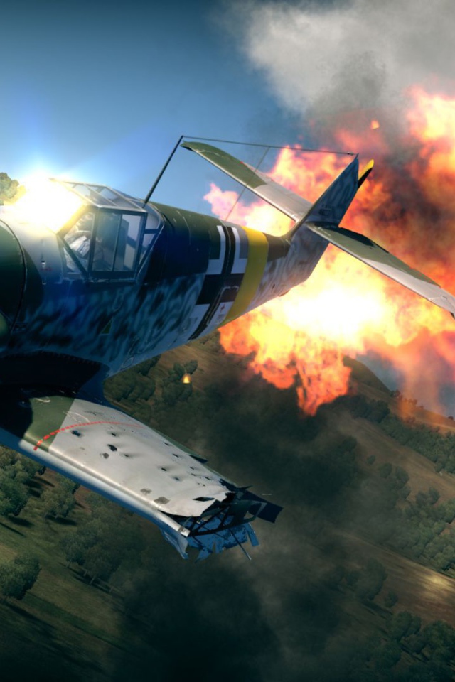 War Thunder Самолет рушится