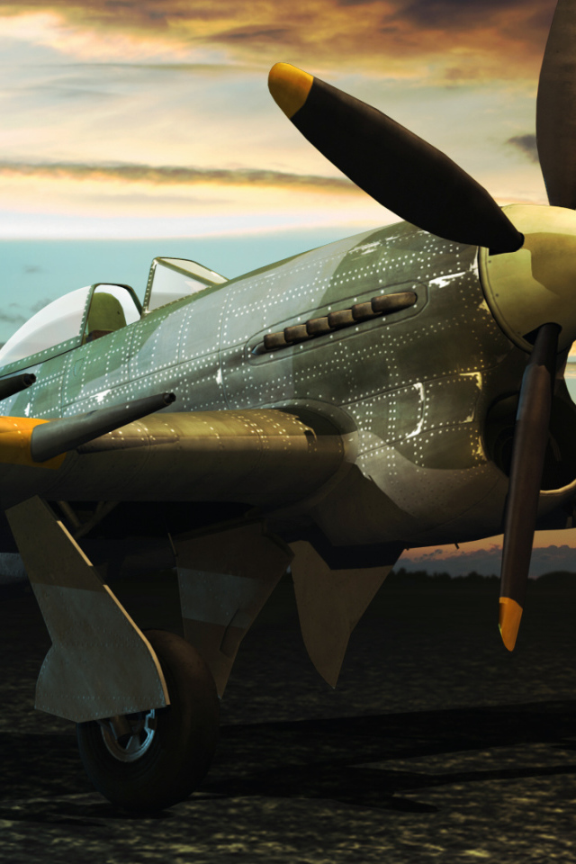 War Thunder истребитель на земле