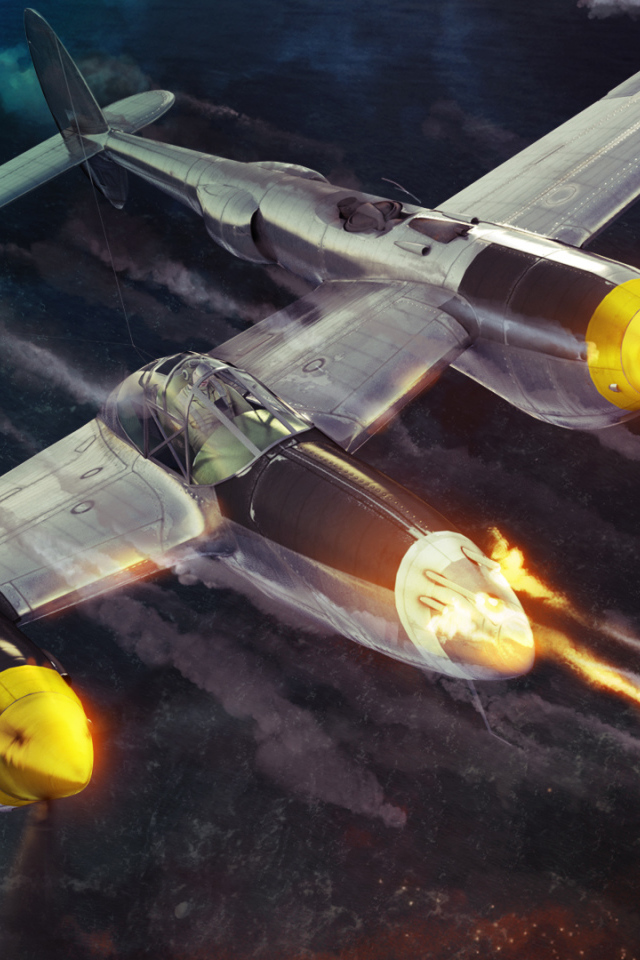 War Thunder огромный истребитель