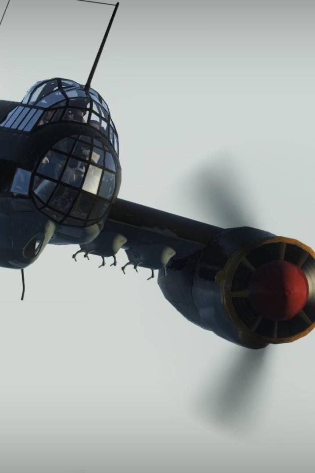 War Thunder огромный самолет крупным планом