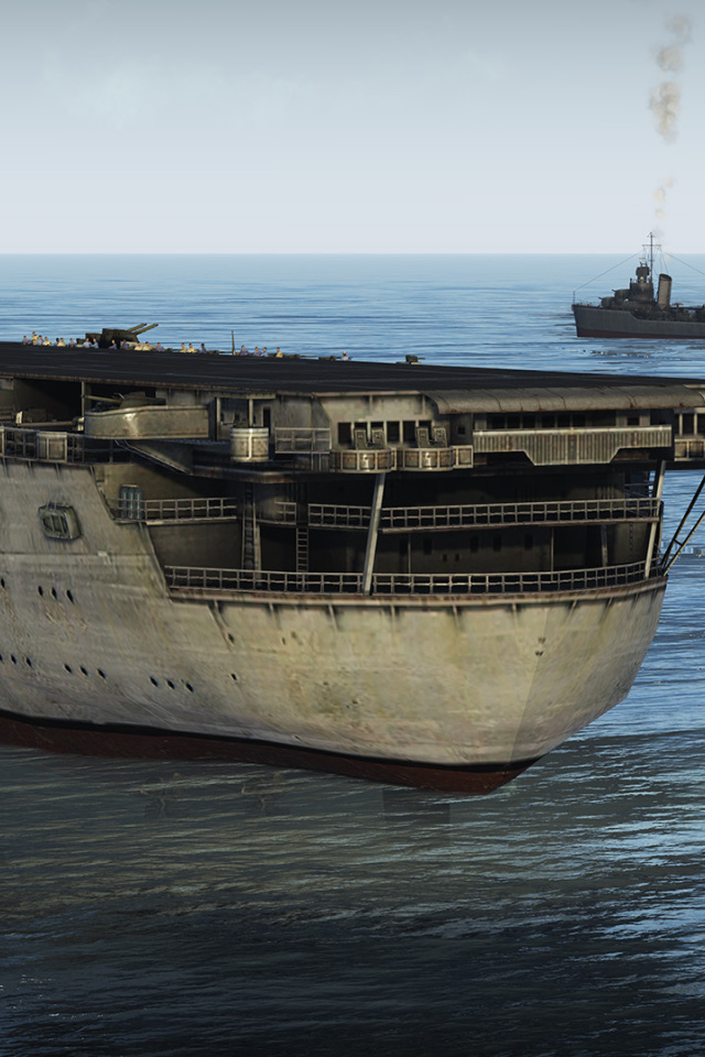 War Thunder огромный корабль