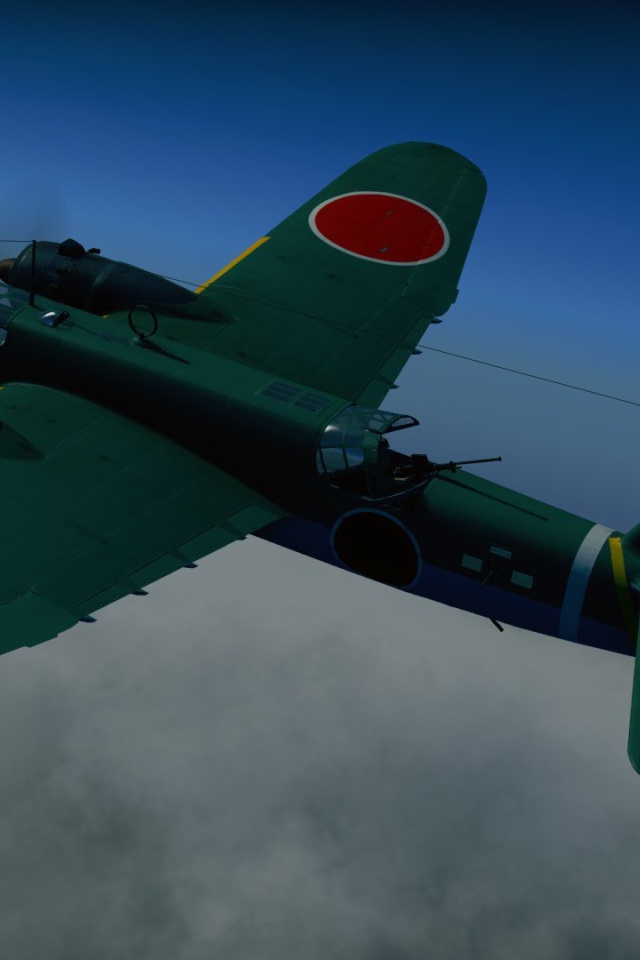 War Thunder огромный военный самолет из Японии