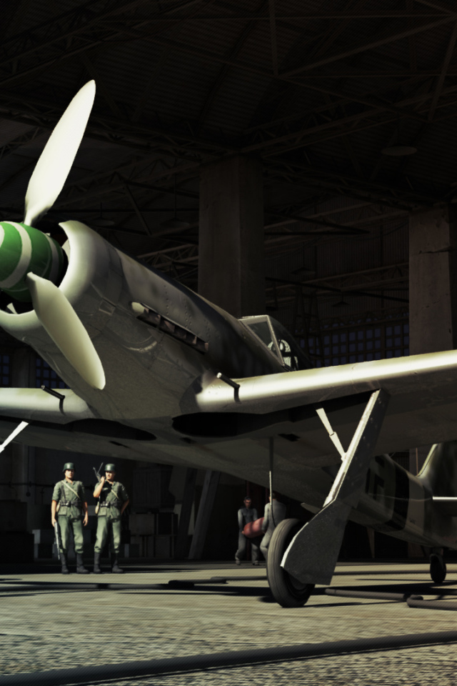 War Thunder самолет в гараже