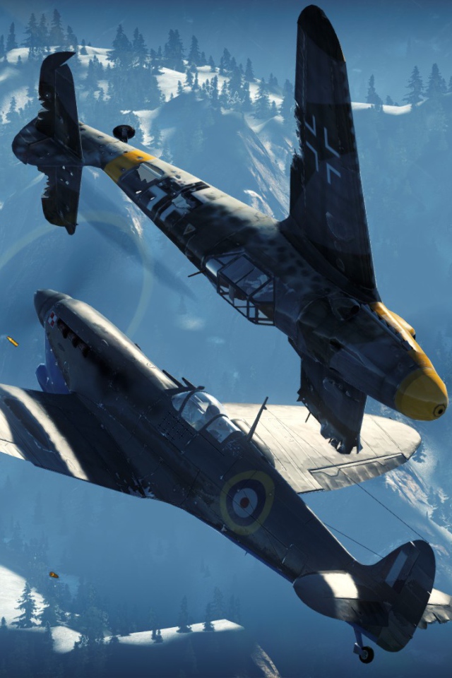 War Thunder самолеты в горах