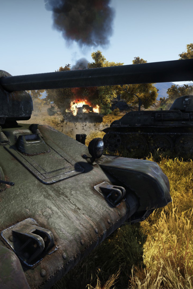 War Thunder танковое сражение