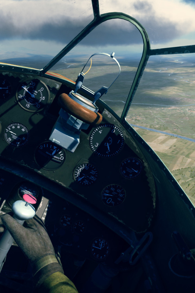 War Thunder кабина самолета